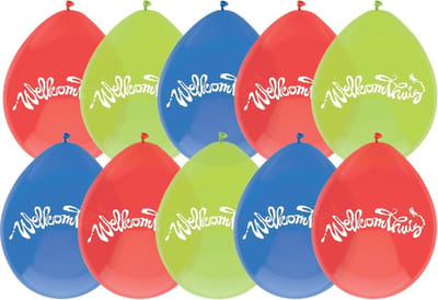 Ballonnen Welkom Thuis (10 stuks)