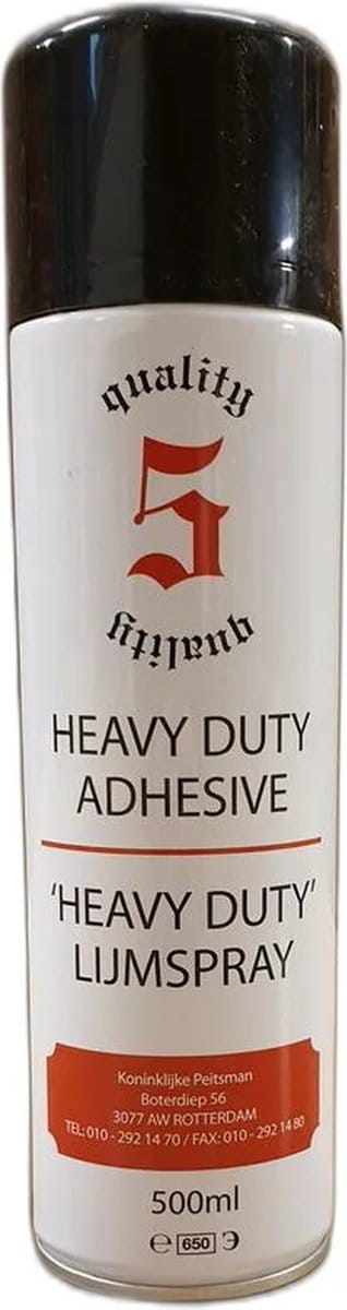 Heavy Duty Universele Contactlijm Spraylijm / Spuitlijm - Professionele Spuit Lijmspray 500ML - 12 Stuks