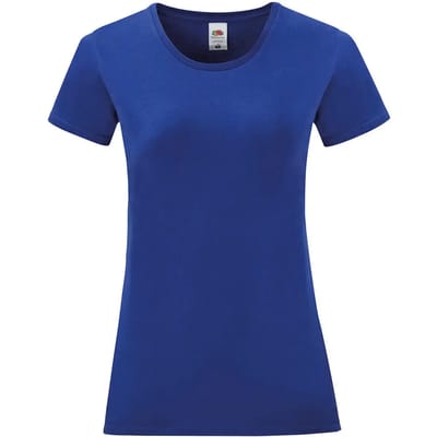 Dames-T-shirt Fruit of the Loom Iconic 150