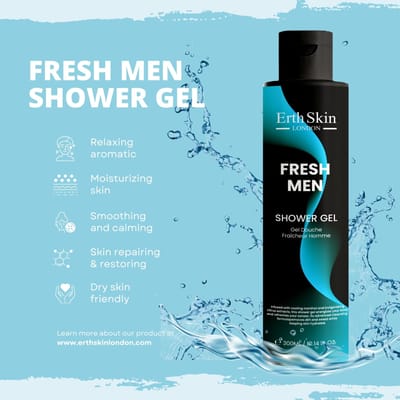 ErthSkin London FRESH MEN DOUCHEGEL