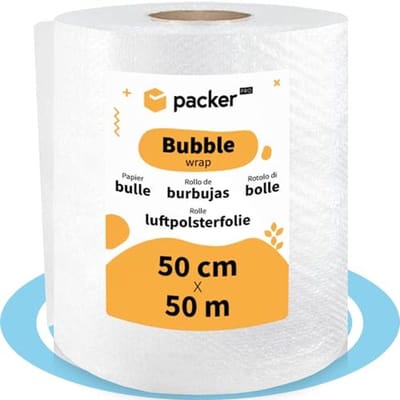 Bubblefolie 50cm breed en 50m lang - Perfect voor Verhuizen en Verpakken