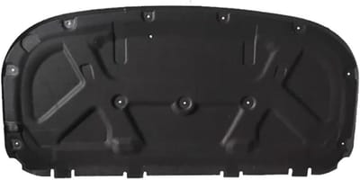 Motorkap Isolatie - Geluidsisolatie Katoen - Motor Stil Houden - Warmte Werend - 25x13x5 cm - Zwart