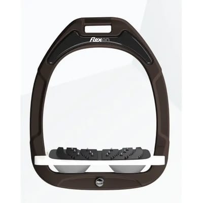 Ultra Grip Inclinatie Scheenbeschermers Bruin/Wit/Grijs Flex-On Green Composite