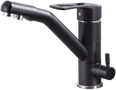 Dailygoods- Keukenkraan 3-in-1 - 360° Draaibaar - Flexibele Uitloop - Waterfiltersysteem - Warm/Koud/Gezuiverd Water - Eenvoudig te Installeren - Waterkraan