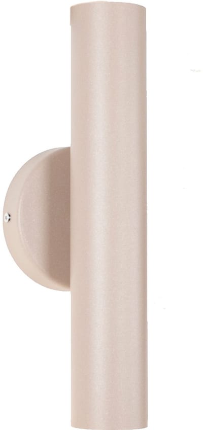 Wandlamp | 5,5 cm | Genua zand / beige | 2 lichts | GU10 | beige creme | metaal | moderne decoratieve verlichting