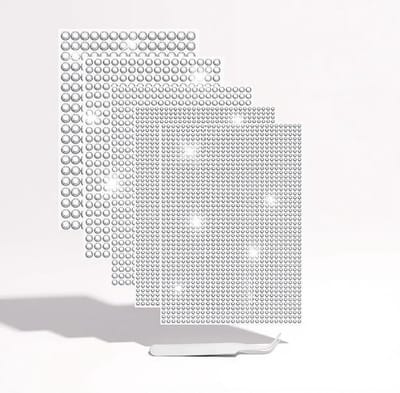 Maison Elara Zelfklevende glittersteentjes 2542 stuks - Zilver - 3/4/5/6mm - voor nagels en knutselen