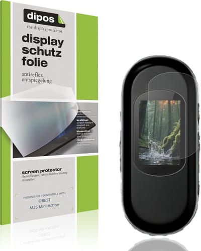 dipos – 4x Matte Beschermfolie geschikt voor OBEST M25 Mini-Action | Krasbestendige & antireflecterende Screenprotector Ultra-Thin