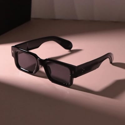 Kwaliteit Casual Vierkant Elegant Klassiek Zonnebril Mannen Vrouwen Stijlvol Klassiek Zonnebril Mannelijk Effen Kleuren Premium Other black