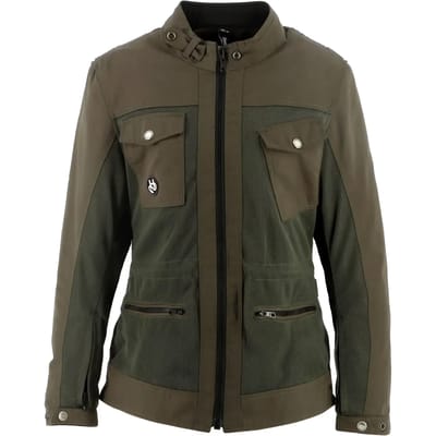 Motorjas canvas - mesh dames Helstons Sahara Air