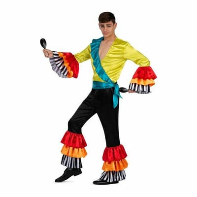 Kostuums voor Volwassenen My Other Me Rumba danser Geel - XL