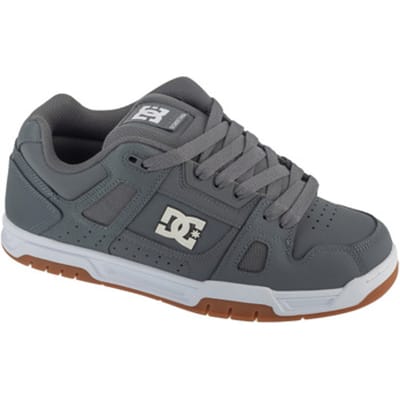 DC Shoes Stag - Heren Sneakers Skater Skate Schoenen Leer Grijs 320188-2GG , Maat: EU 43