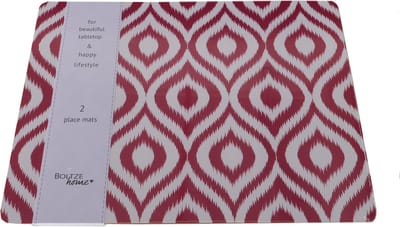 Set van 2 placemats mdf donker roze