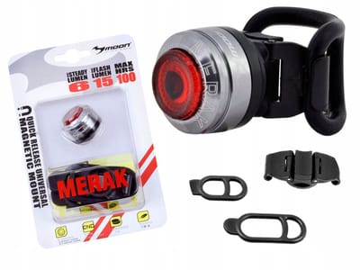 Moon Merak R C1 Achterlicht Fiets - 15lm - Retro Stijl