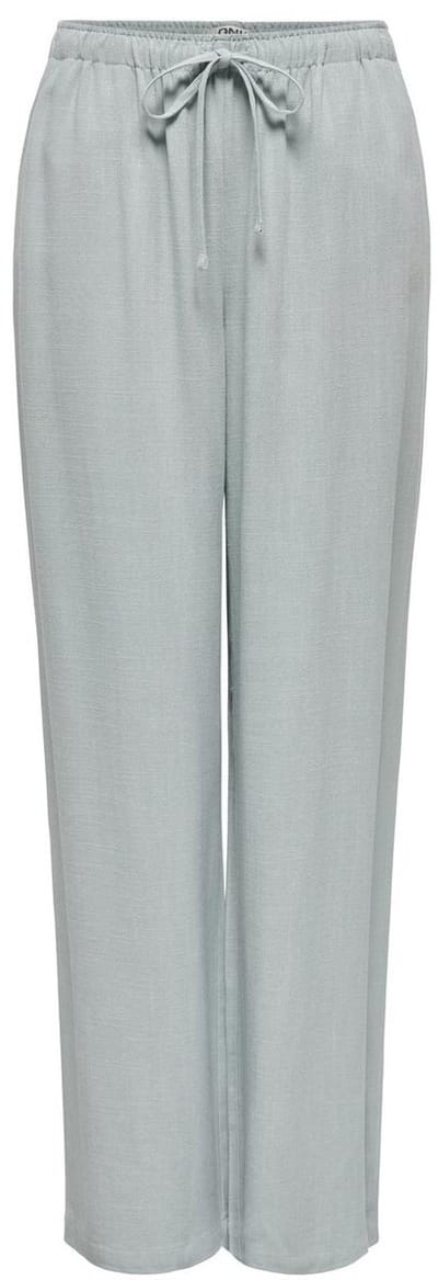 Only groene dames broek   Straight fit   Steekzakken   Elastische boord   Regular waist Groen S/32