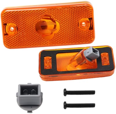 Dailygoods - Zijmarkeringslichten - Positielampen - Hoogwaardige materialen - Oranje - Reflectoren - Geschikt voor Daily Citroën Relais Fiat Ducato Pe...