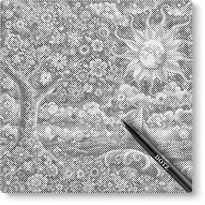 Zomerse Dag | Dot painting | 50x50cm  Meest gekozen | Dot painting | Oh My Dotz | Dots stippen | Diamond painting & Schilderen op nummer alternatief | Happy hobby