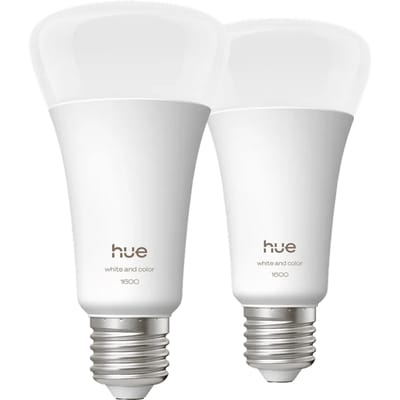Philips Hue A67 White and Color 1600lm E27 Duo Pack