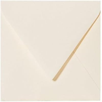 Dailygoods- Enveloppen 155 x 155 mm - Vierkante Enveloppen - 25 Stuks - Driehoekige Lus - Gekleurd - Glad Oppervlak - Vierkante Envelop