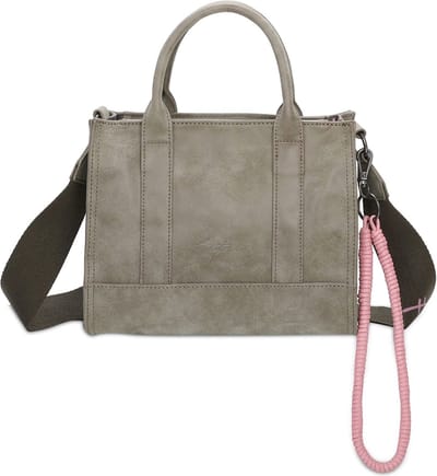 Fritzi aus Preußen Schoudertas Handtas Fritzi SquareN Vintage Crossbody Bag Moss Kaki
