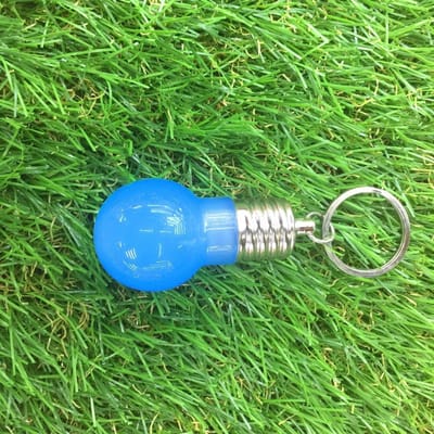 Fahsion Kleurrijke veranderende LED-zaklamp Mini lichtgevende gloeilamp sleutelhanger Creatief speelgoed cadeau blue