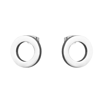 Aramat Jewels | Oorbellen | Open Cirkel Oorbellen Zilverkleur – 8mm | | | |8mm | Staal | Kinderen, Volwassenen | Verkleurd niet