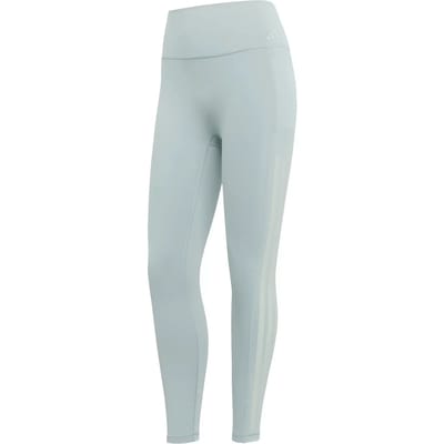 Adidas Optime Workout 3 Stripes 7/8 Leggings Grijs M Vrouw