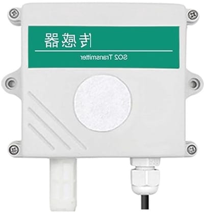 Gasvervuilingssensor Zender - RS485 Melder - Luchtkwaliteit Meten - 0-2000ppm Bereik - 1x1x1 cm - Grijs
