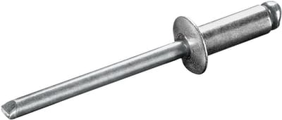 500 Stuks Popnagels Ø 4,8 x 22 mm Aluminium Huls Verzinkte Stalen Doorn Platte Kop