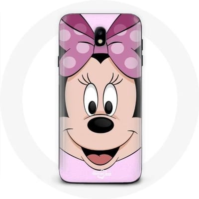 Samsung Galaxy J3 2017 hoesje Minnie Mouse roze cartoon roze
