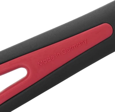 Westmark Pan Spoon, zeer hittebestendig tot 270 °C, schopvormig, interne schaal: 15, 30 en 45 ml, Plastic, Gallant Plus, Zwart/Rood, 29622275