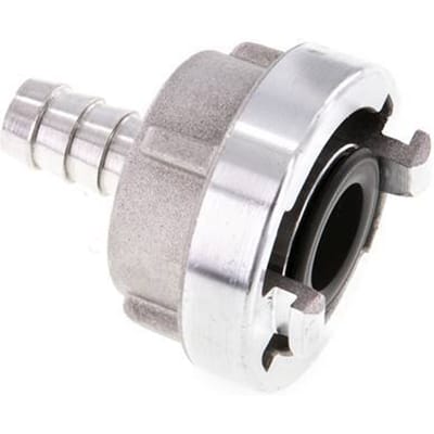 25-D (31 mm) Gesmeed Aluminium Storz-koppeling 13 mm Slangpilaar Draaibaar voor PVC slang