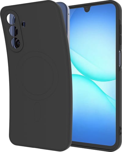 Just in Case hoesje geschikt voor Samsung Galaxy A17 (4G / 5G) Hoesje geschikt voor MagSafe - Color Backcover - Zwart