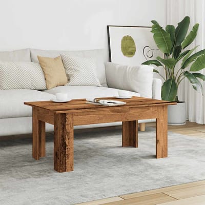 vidaXL - Salontafel - 100x60x42 - cm - bewerkt - hout - oud - houtkleurig