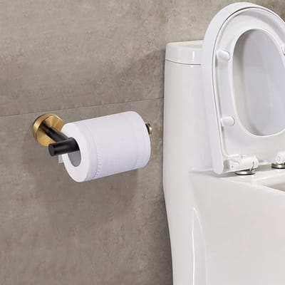 Toiletpapierhouder Wandgemonteerd - Roestvrij Stalen Tissuedispenser - Badkamer/Keukenopslag - Antislip - Duurzaam - Eenvoudig Ontwerp - Tissuehouder