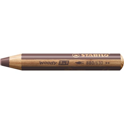 STABILO woody 3 in 1 - multitalent potlood - Bruin - Per stuk