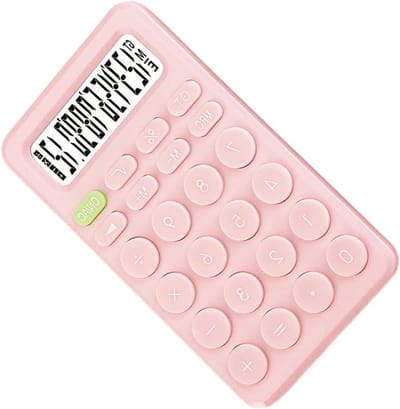 Elektronische Rekenmachine - Wetenschappelijke Rekenmachine - Gestroomlijnde Kantooractiviteiten - Draagbaar en Schattig - 86 x 23 x 171 cm - Roze