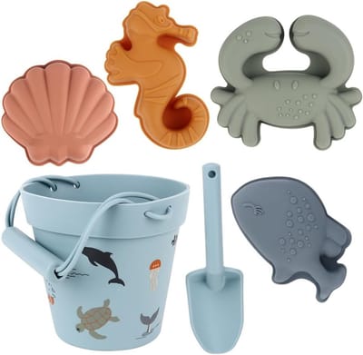 Zand- en Water Speelgoed voor Kinderen, Silicone Set voor Strandplezier en Creatieve Spelletjes
