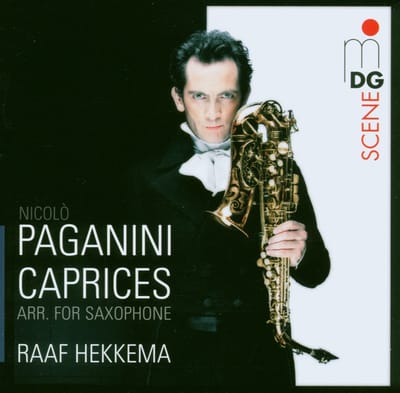 Raaf Hekkema - Paganini: 24 Caprices Op. 1 For Saxophone (CD)
