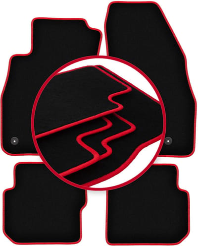 CARLUX-RED automatten voor: Alfa Romeo Mito hatchback (2008-2019)