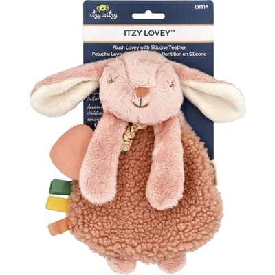 Itzy ritzy, Itzy Lovey™, Pluche Lovey, Siliconen Knuffel, 0+ maanden, Ana Het Konijn, 1 Knuffel beige