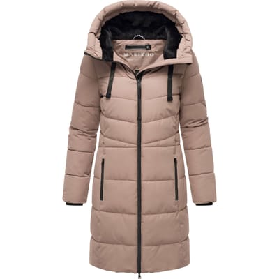 Marikoo Natsukoo dames winterjas – warm, teddyvoering & capuchon