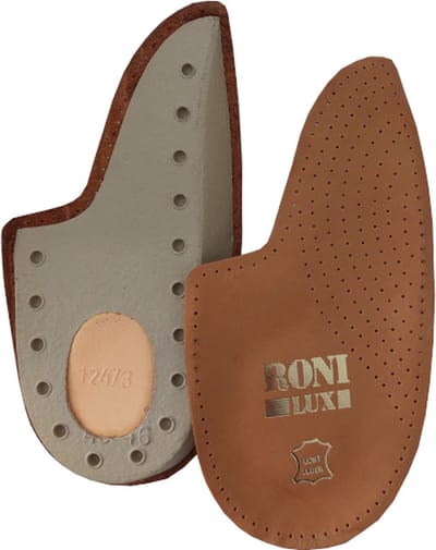 Ronilux Sienna Hielkussen met Gelengsteun - Holtesteun - Halve Inlegzool - Hielspoor Steunzool - Maat 45/46
