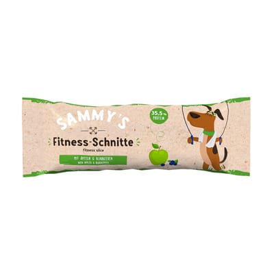 25g Sammy's Fitnessrepen met appels en bosbessen hondensnacks