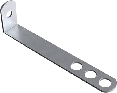 Veiligheidseindframe klem - Bevestigingsklem metaal - Robuust bevestigen - Corrosiebestendig staal - 10 stuks 150 mm - Zilver