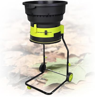 Elektrische Tuinhakselaar - Bladversnipperaar Mulcher - Tuinafval Verwerken - Veilige Bladeless Technologie - 54cm Trechterdiameter