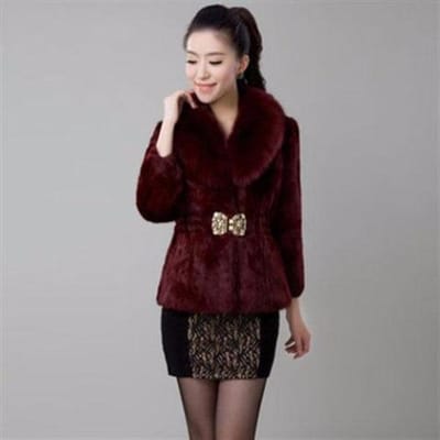 Elegante imitatiebontjas voor dames, herfst/winter, dikke, warme, zachte fleecejas, P-buitenkleding, V-hals, imitatiekonijnenhaarjas met bontkraag XXXL black