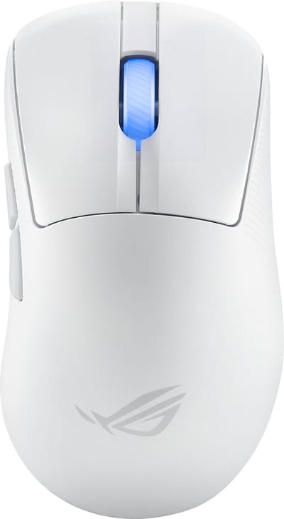 ASUS ROG Keris II Ace - 4K Wireless - Gaming muis - Optisch - 5 knoppen - Wit