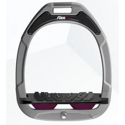 Ingelaste Grip Aluminium/Zwart/Plum Flex-On Green Composite