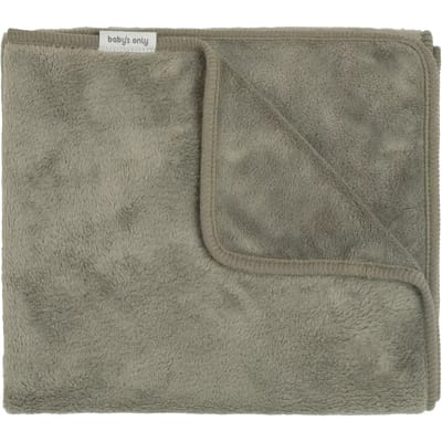Baby's Only Ledikantdeken gemaakt van teddystof - Baby deken Cozy - Dekentje voor jongens en meisjes - 2.0 TOG - 100x135 cm - Urban Green - Superzacht en comfortabel