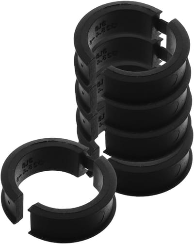 Fietsstuur Pakkingen - Stuurpen Spacers - Comfortabel Fietsen - Ergonomische Pasvorm - 3.4 cm Lengte - Zwart